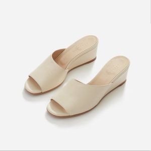 Everlane Wedge Slide In Bone